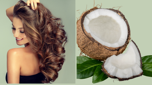 Coconut Oil Conditions and Strengthens Hair